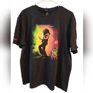 BOB MARLEY ONE LOVE REGAL REGGAE CINEMAS EXCLUSIVE T-SHIRT. SIZE X-LARGE.
